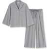 Olivia Wide Leg Pajama in Heather Grey - Pajamas - 1 - thumbnail