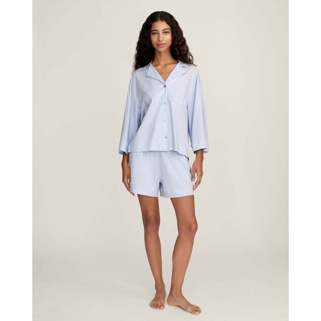 Womens Olivia Short Set in Periwinkle Geo