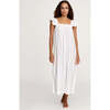 Womens Woven Twill Clara Nightgown in Cottage Stripe - Nightgowns - 2 - thumbnail