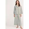 Olivia Wide Leg Pajama in Sage Geo - Pajamas - 2