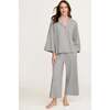 Olivia Wide Leg Pajama in Heather Grey - Pajamas - 2