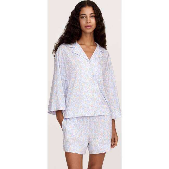 Womens Olivia Short Set in Fleur Blanche