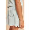 Terry Cotton Shorts, Lagoon - Shorts - 6