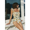 Kate Smocked Bandeau One-Piece Swimsuit in Slice of Life - One Pieces - 1 - thumbnail
