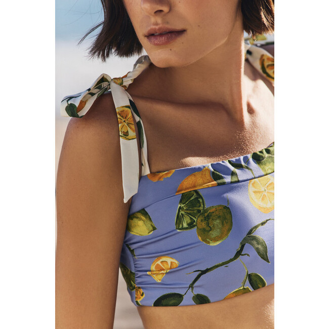 Becca Tie Strap Reversible Bikini Top in Slice of Life - Two Pieces - 4