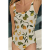Janece Square Neck Reversible One-Piece Swimsuit in Slice of Life - One Pieces - 4