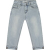 Wide Leg Classic Denim Pant, Pale Blue Denim - Jeans - 1 - thumbnail