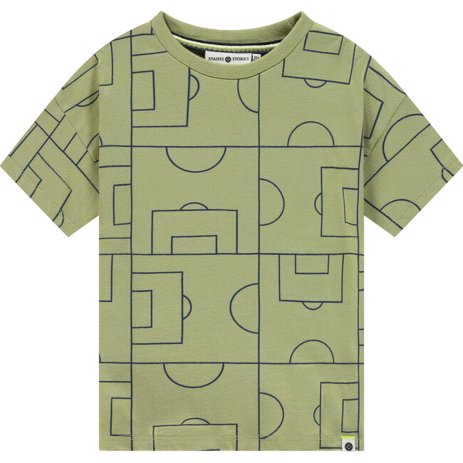 Soccer Field Short Sleeve T-Shirt, Grass