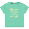 Surf Shop Graphic T-Shirt, Emerald - T-Shirts - 1 - thumbnail
