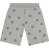 Soccer Print Sweatshort, Light Grey Melee - Shorts - 2