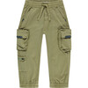 Pull On Cargo Tech Pant, Grass - Pants - 1 - thumbnail