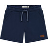 Pull On Sweatshort, Navy - Shorts - 1 - thumbnail