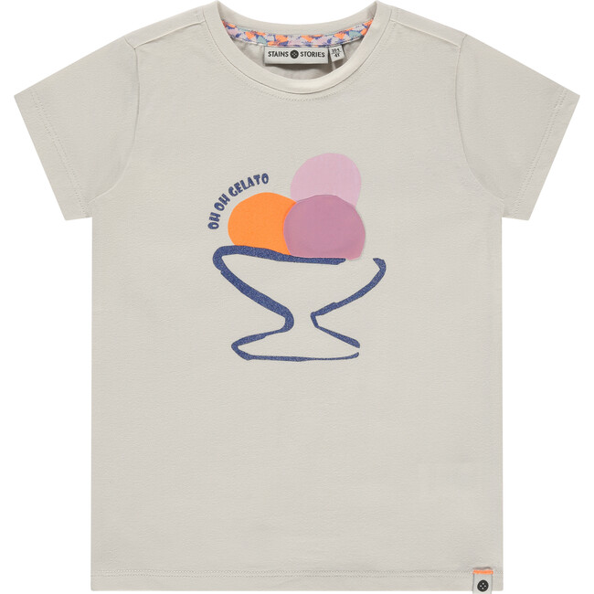 Gelato Graphic T-Shirt, Ivory