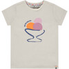 Gelato Graphic T-Shirt, Ivory - T-Shirts - 1 - thumbnail