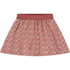 Floral Printed Skirt, Beige - Skirts - 1 - thumbnail