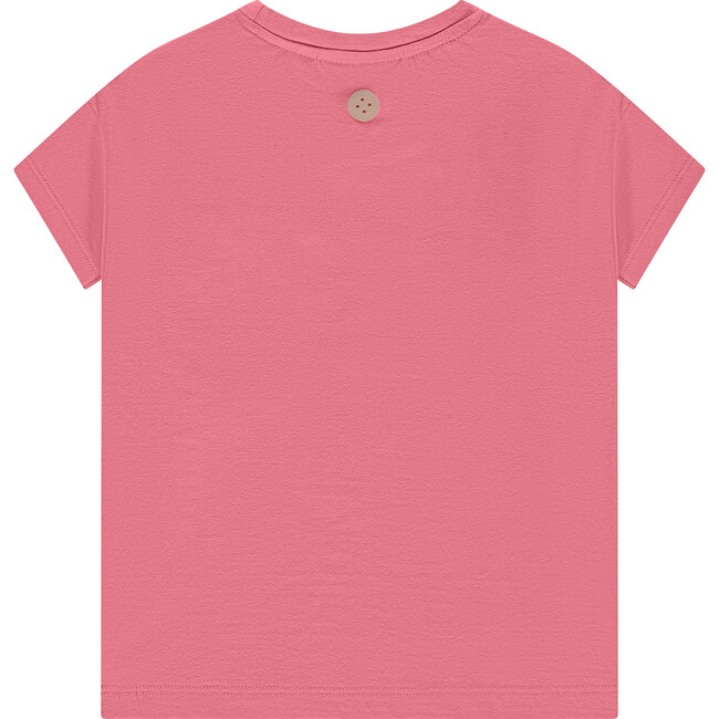 Flower Pocket T-Shirt, Pink