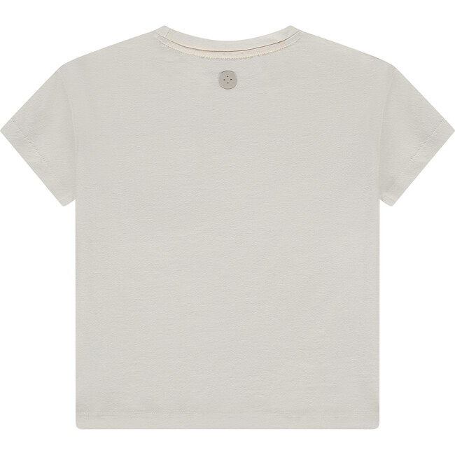Flower Pocket T-Shirt, Ivory