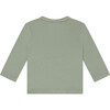 Solid Ribbed Long Sleeve, Pistachio - T-Shirts - 2