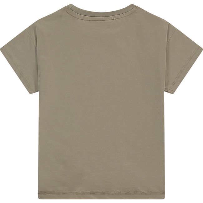 Diner Theme Graphic Short Sleeve T-Shirt, Sand