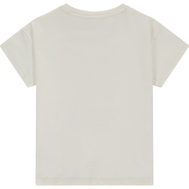 Diner Theme Graphic Short Sleeve T-Shirt, Off White