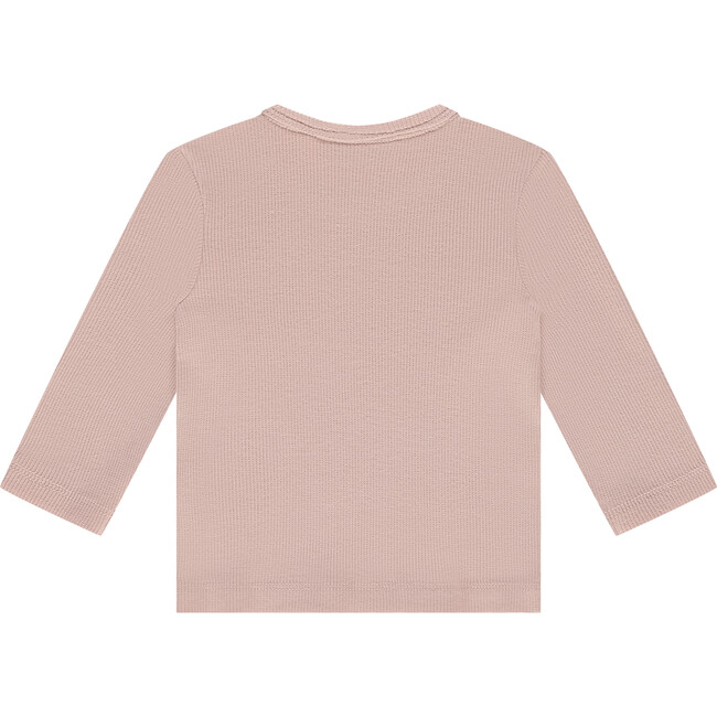 Solid Ribbed Long Sleeve, Rose Quartz