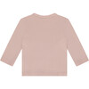 Solid Ribbed Long Sleeve, Rose Quartz - T-Shirts - 2