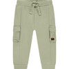 Seamed Cargo Sweatpant, Sage - Pants - 1 - thumbnail