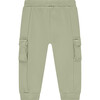 Seamed Cargo Sweatpant, Sage - Pants - 2 - thumbnail