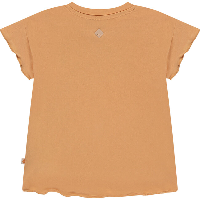 Short Sleeve Lettuce Edge T-Shirt, Dusty Orange