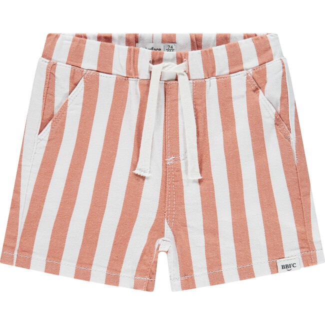 Pull On Stripe Short, Orange