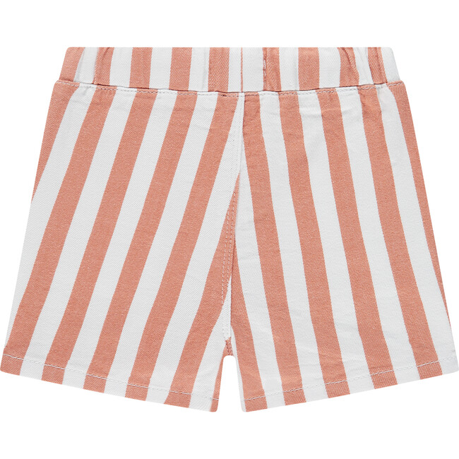Pull On Stripe Short, Orange