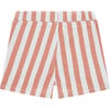 Pull On Stripe Short, Orange - Shorts - 2 - thumbnail