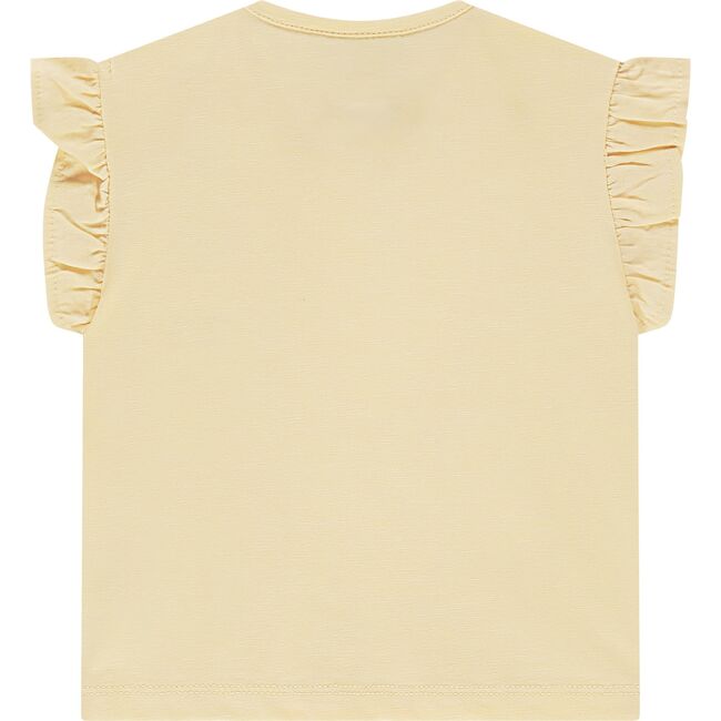 Ruffled Sleeve T-Shirt, Buttercup