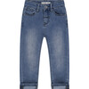 Classic Denim Pants, Medium Denim - Pants - 1 - thumbnail