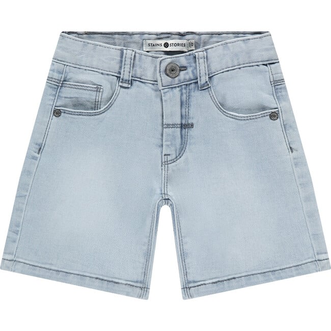 Classic Denim Shorts, Light Blue Denim
