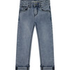 Classic Denim Pants, Grey Blue Denim - Jeans - 1 - thumbnail