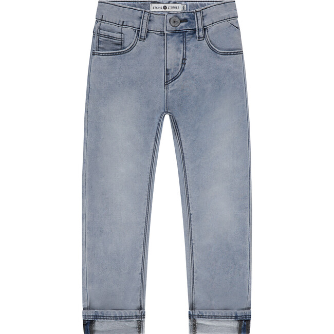 Classic Soft Denim Pants, Blue Denim