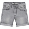 Classic Soft Denim Short, Grey Denim - Shorts - 1 - thumbnail