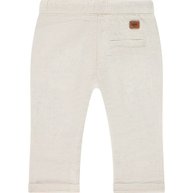 Pull On Linen Blend Pant, Stone