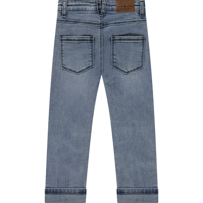 Classic Denim Pants, Grey Blue Denim