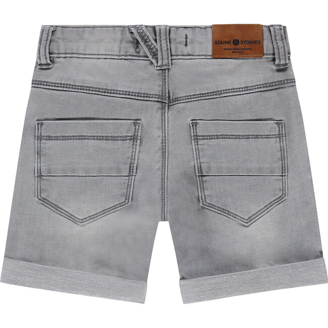 Classic Soft Denim Short, Grey Denim