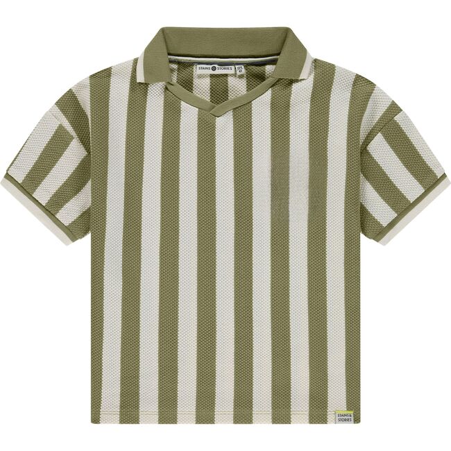Athletic Textured Polo, Grass