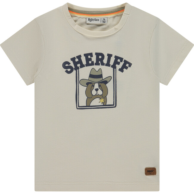 Western Graphic Short Sleeve T-Shirt, Off White