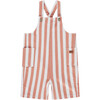 Striped Overall, Orange - Overalls - 1 - thumbnail