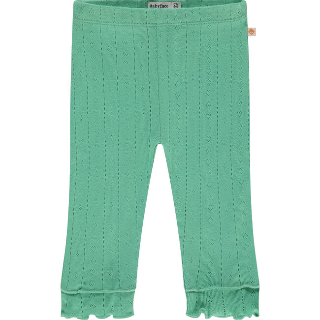 Pointelle Leggings, Seafoam