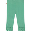 Pointelle Leggings, Seafoam - Leggings - 2