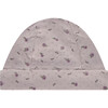 Pointelle Floral Hat, Light Mauve - Hats - 2