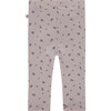 Pointelle Floral Legging, Light Mauve - Leggings - 2