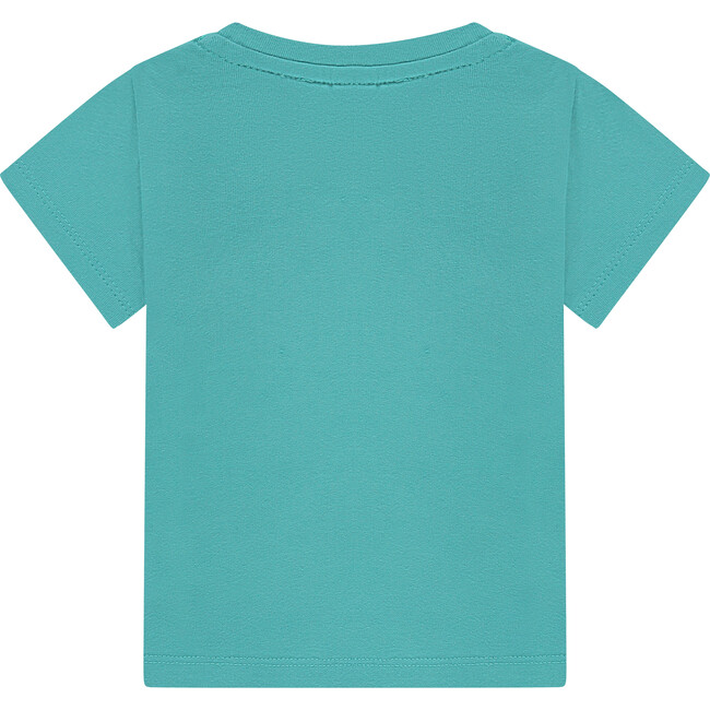 Ice Cream Surfer Graphic T-Shirt, Smaragd