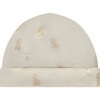 Allover Dog Print Hat, Ecru - Hats - 1 - thumbnail